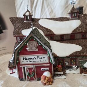 Charming Holiday Farmhouse Decor - Red and White